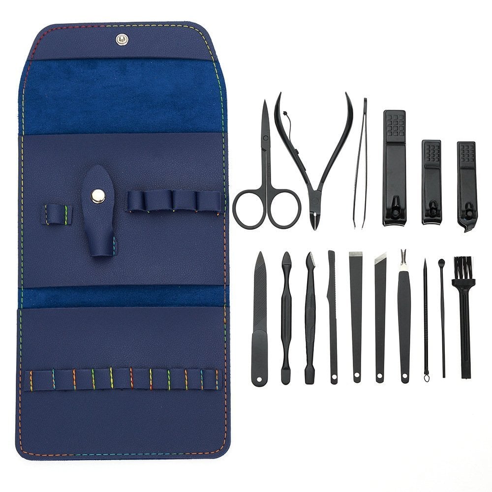 (16pcs/ set)Stainless Steel Nail Clippers