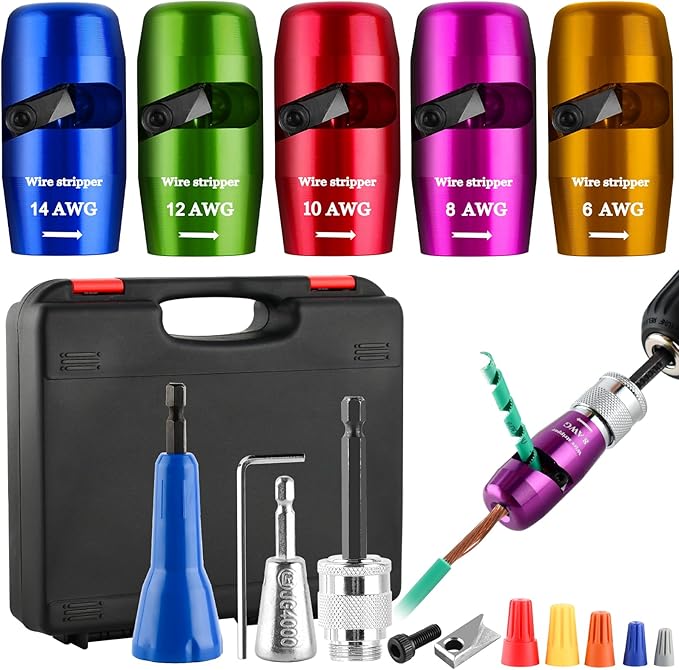 AWG Wire Stripper Tool, Wire Stripping & Twisting Tool