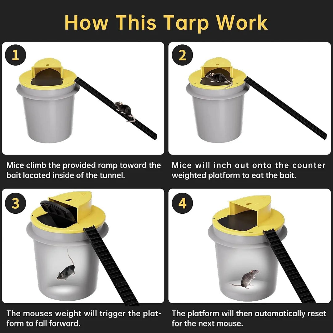 (🎁New Year Hot Sale-30% OFF) Bucket Lid Mouse Trap