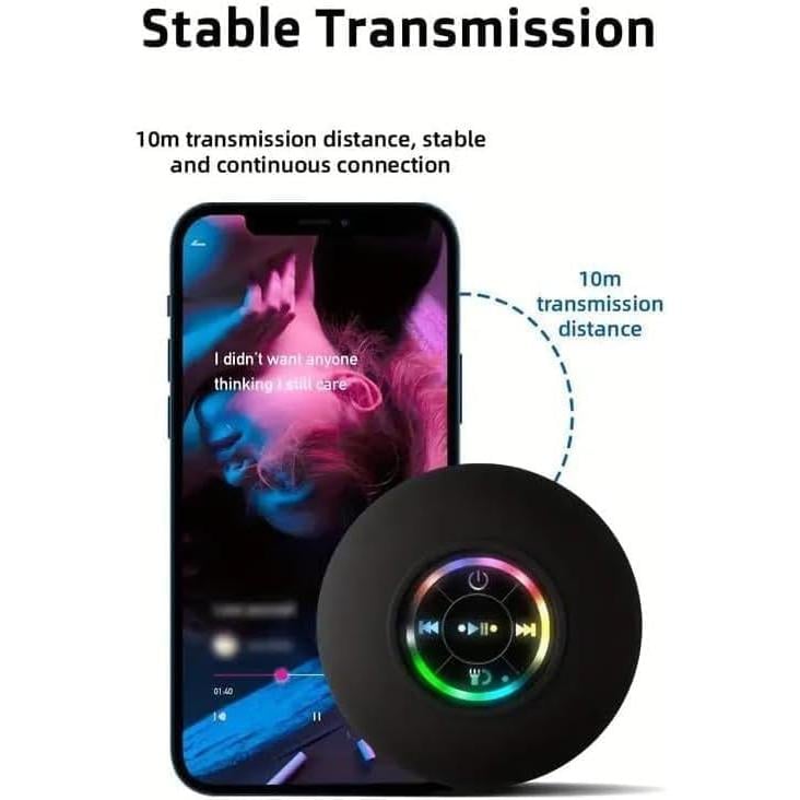 Christmas Pre-sale SAVE 49%๐Bathroom Waterproof Wireless Bluetooth Speakers with LED Light