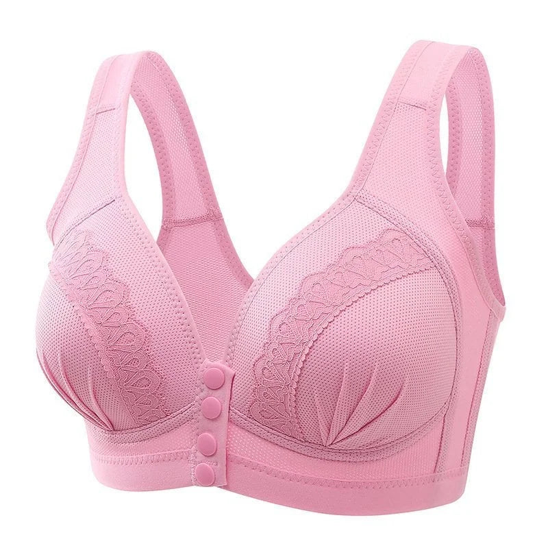 Buy 1 Get 2 Free-2024 breathable cotton bra with front button