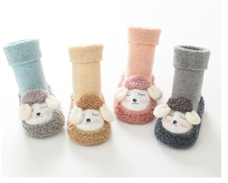 (🎁Hot Sale🎁) Baby Cartoon Plush Cotton Toddler Shoes