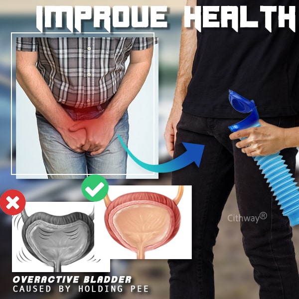 Cithway Men's Pocket Toilet