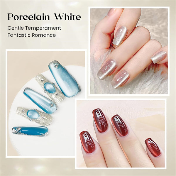 Crystal Wide Cat Eye Nail Gel Polish