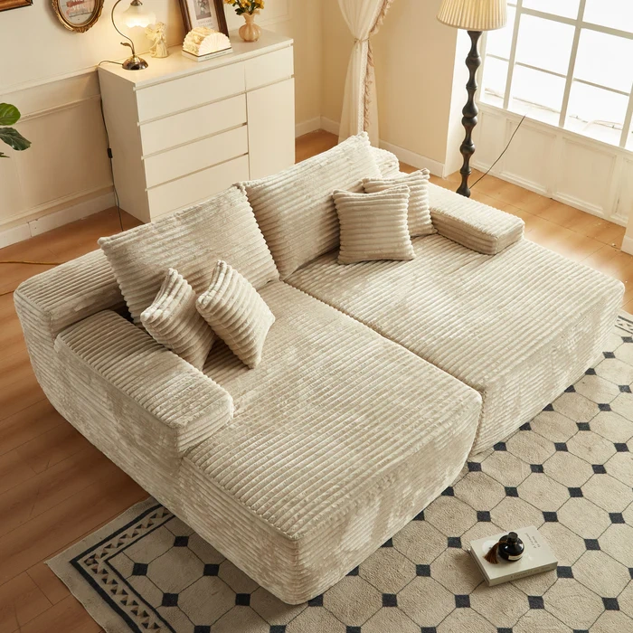 🔥Clearance Sale✨Boneless Sofa (Both Sides - 2pcs)