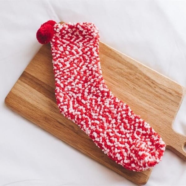 Cute Cake Winter Fuzzy Slipper Socks