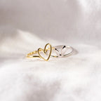 Always Keep Me In Your Heart Layered Heart Ring