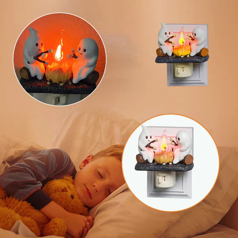 2024 Ghost Campfire Flickering Nightlight✨🔥👻