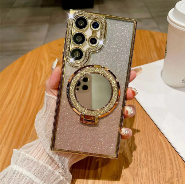 (🔥Last Day Promotion )🔥Customized Signature Clear Self-Adhesive Stand Phone Case for Samsung Galaxy