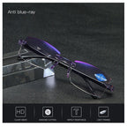 2023 New Sapphire high hardness anti blue light intelligent dual focus reading glasses
