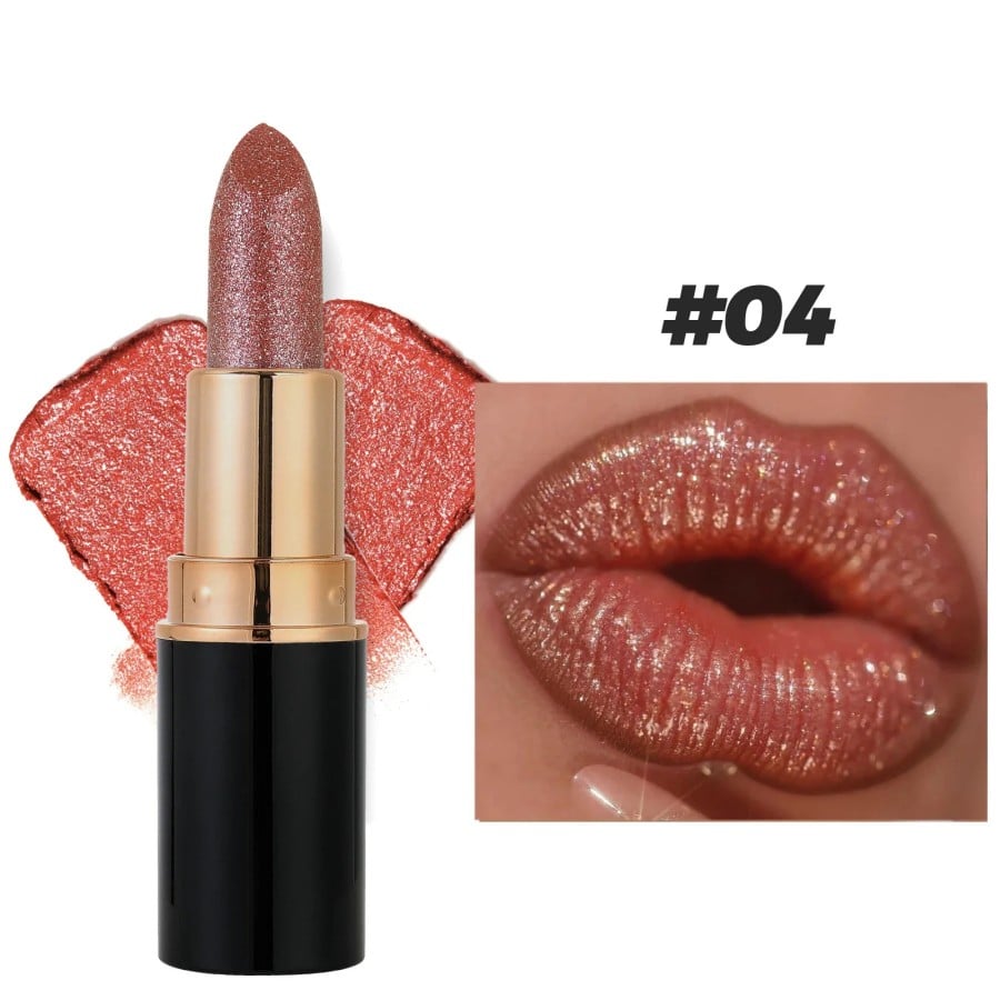 48% OFF Diamond Lip Gloss Glitter Lipstick Waterproof