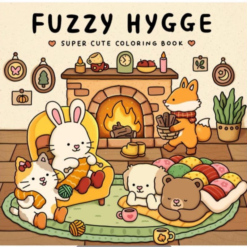 CUTE & COMFY COLORING BOOK