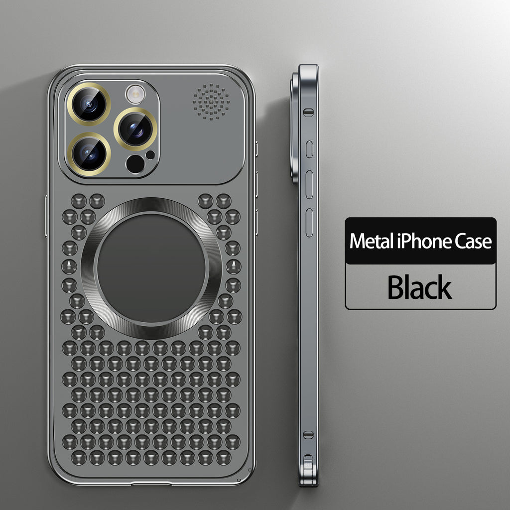Aromatherapy Metal Phone Case, Supports MagSafe