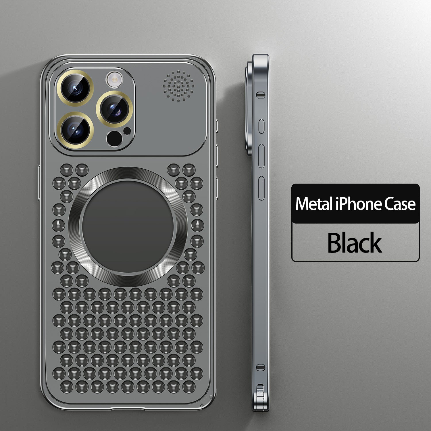 Aromatherapy Metal Phone Case, Supports MagSafe