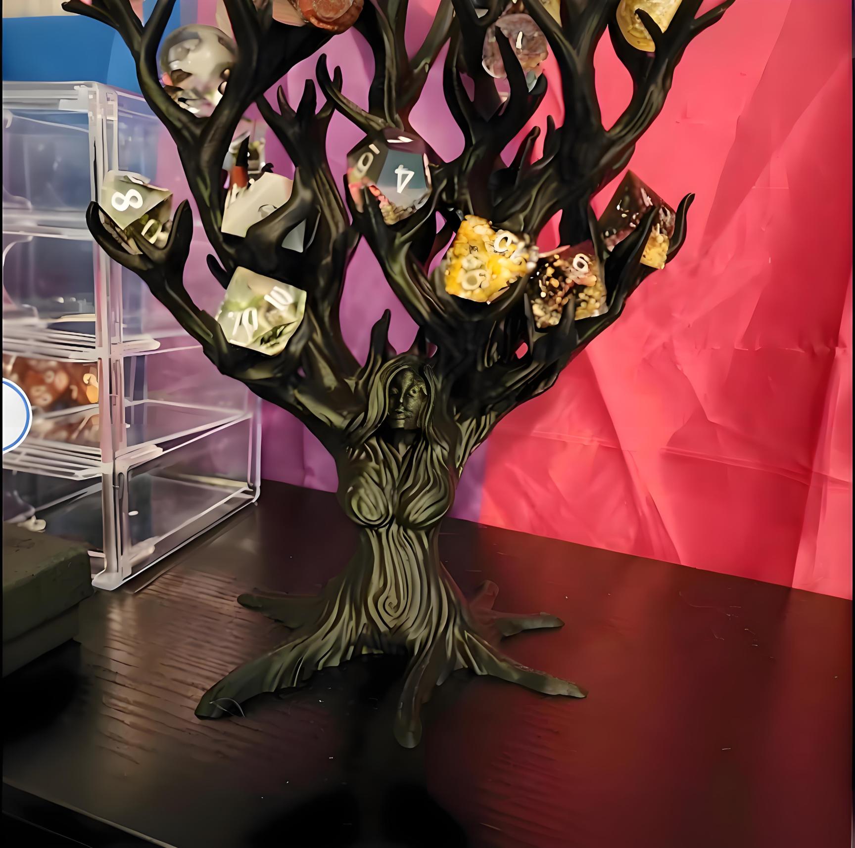Dice Holder Tree Goddess - Dice Tray RPG Game Accessory