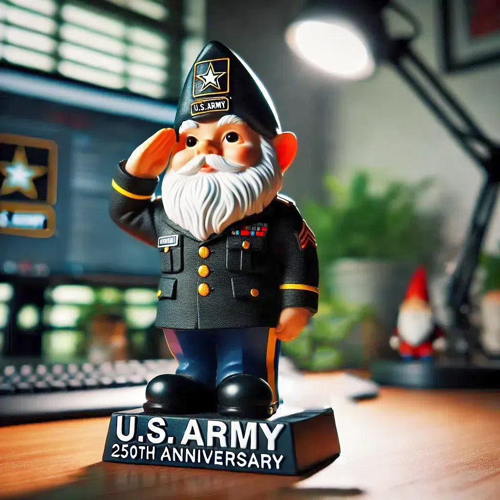 250th Anniversary U.S. Military Gnome Figurine