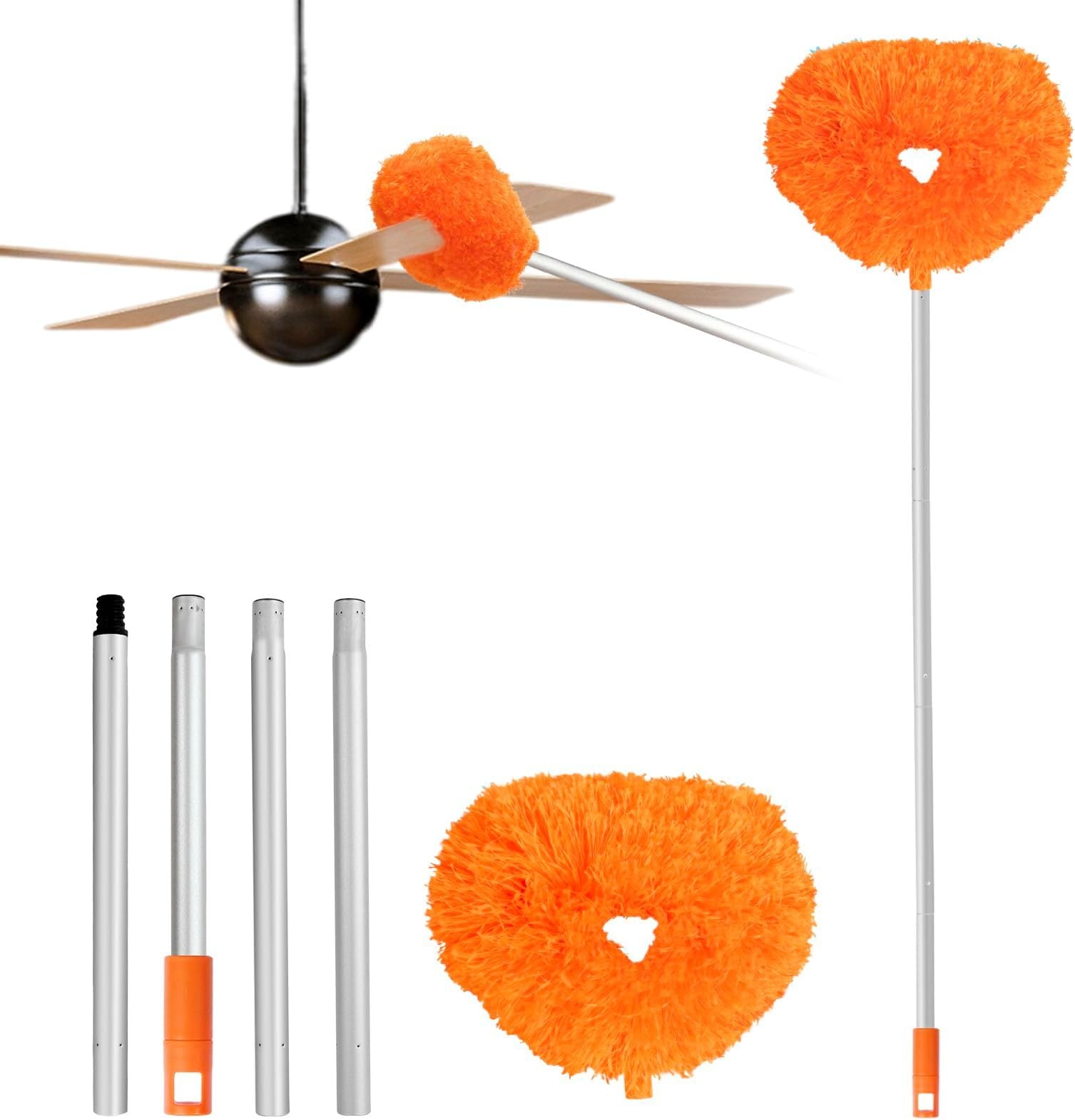 Ceiling Fan Duster With Extension Rod