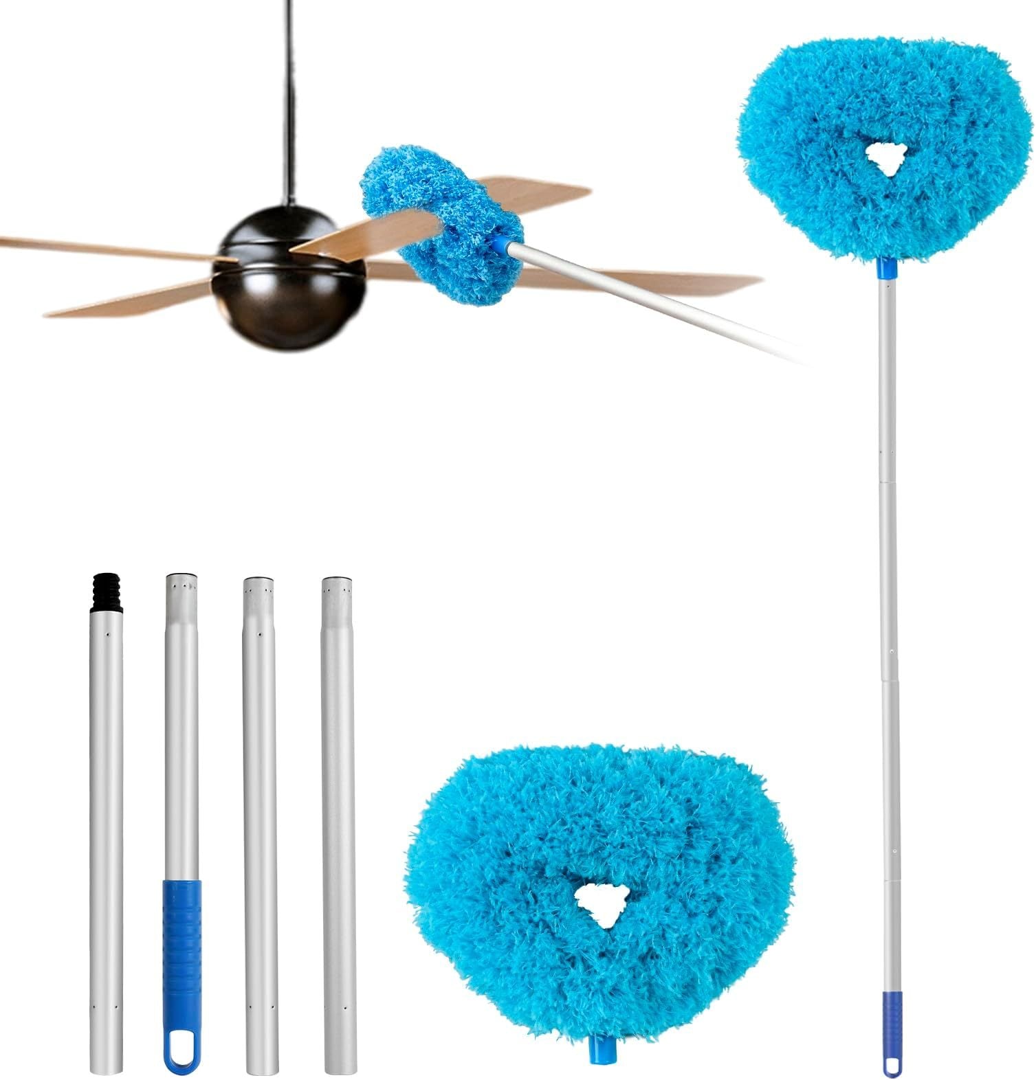 Ceiling Fan Duster With Extension Rod