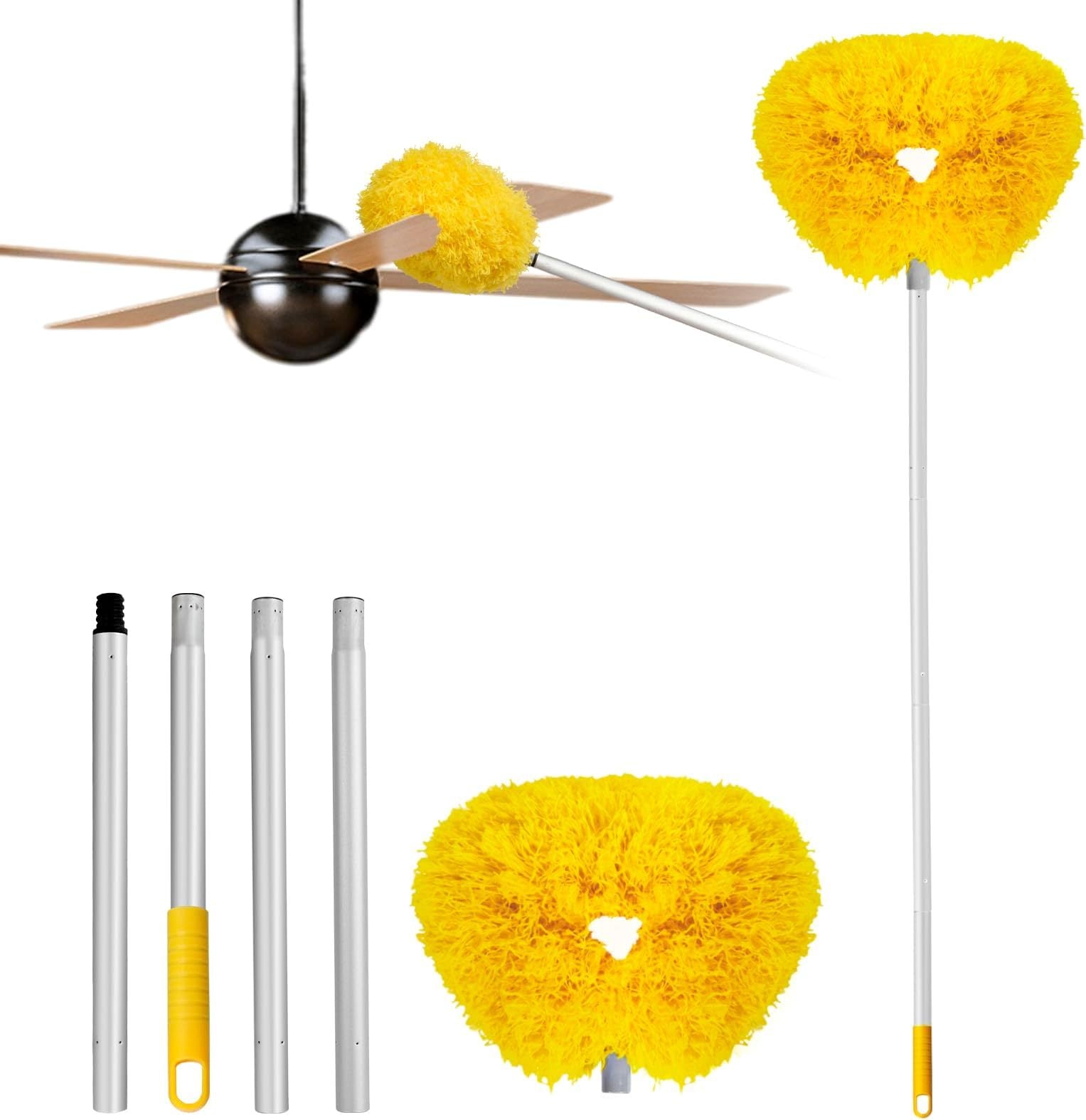 Ceiling Fan Duster With Extension Rod