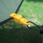Adjustable robust locking handle clip