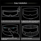 Anti-fog helmet film