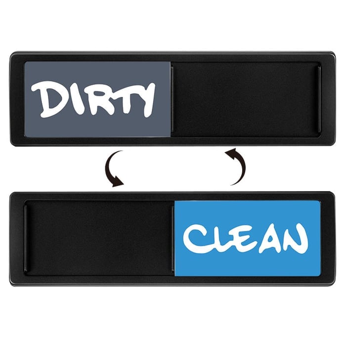 Clean Dirty Dishwasher Magnet Indicator Sign ✨