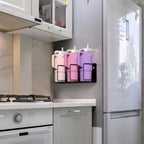 Cup Organizer - Magnetic or Screw Mount Storage for Kitchen, Fridge, or Cabinet