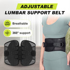 Adjustable Lumbar Support Belt Lower Back Brace