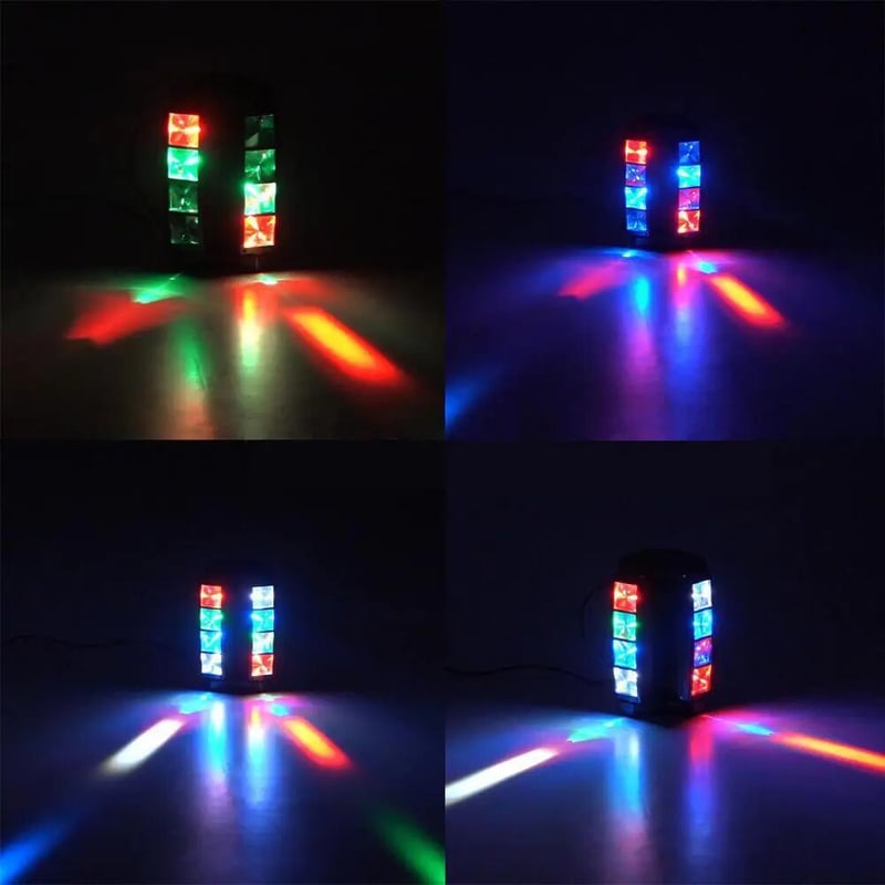 8 Beam Stage Lights with Sound Activated and DMX Moving Head
