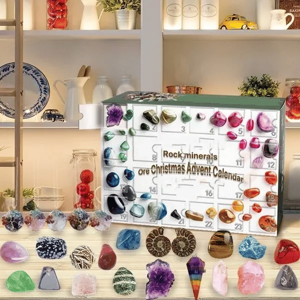 Crystal ore Advent Calendar 2023-Contains 24 Crystal ore gifts