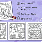 CUTE & COMFY COLORING BOOK