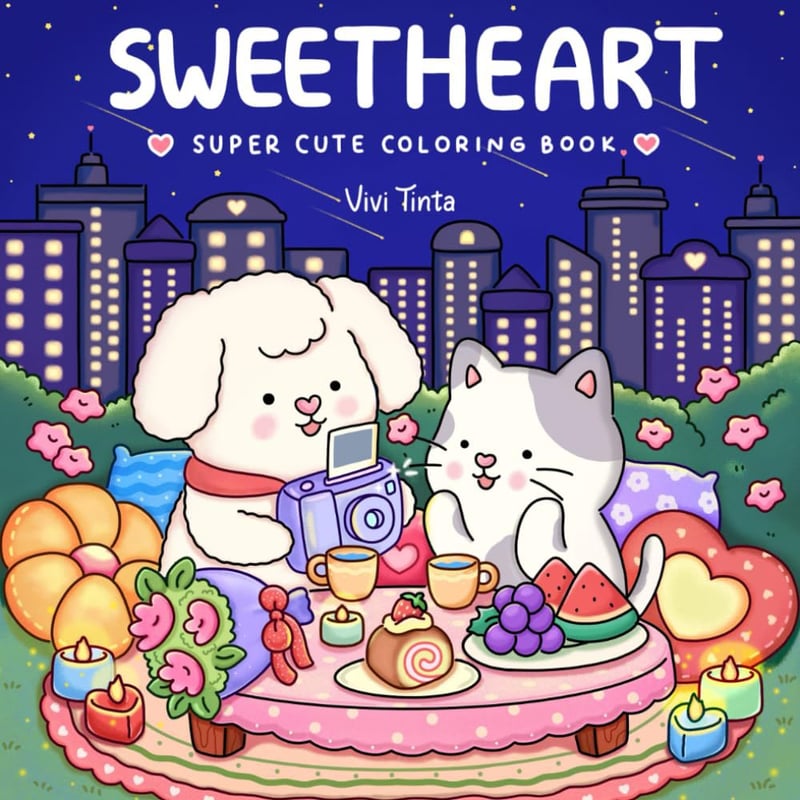 CUTE & COMFY COLORING BOOK