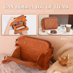 Crossbody Leather Shoulder Bags and Clutches