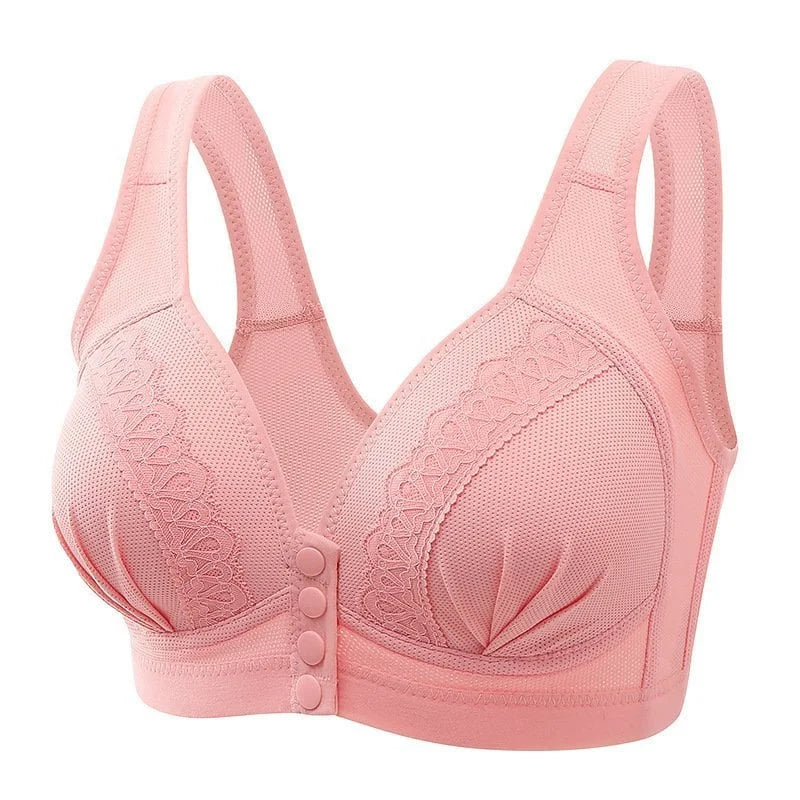 Buy 1 Get 2 Free-2024 breathable cotton bra with front button