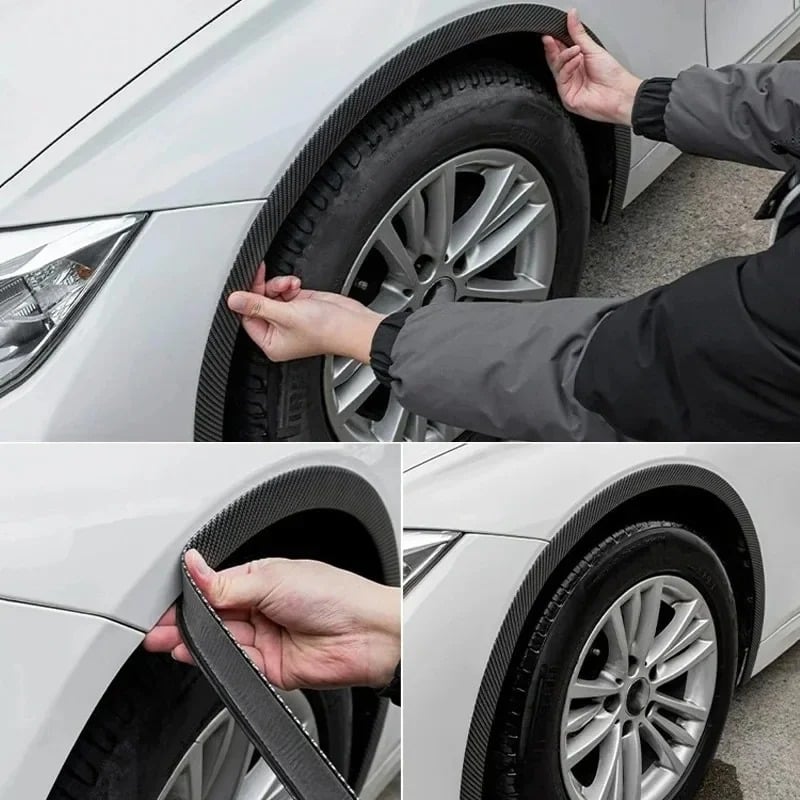 Carbon fiber pattern car anti-collision strip