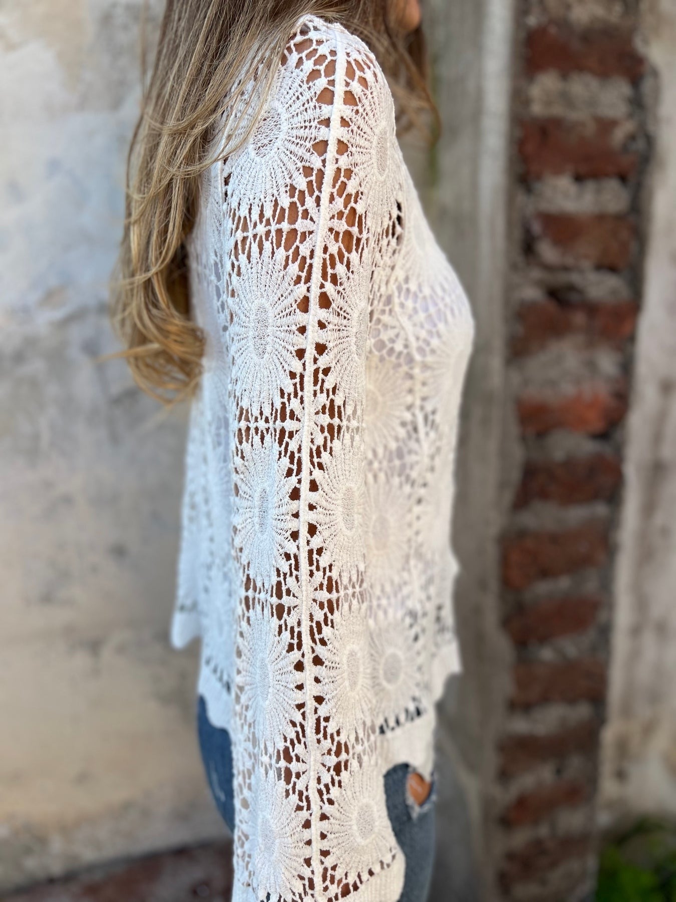 Cutout Embroidered Cover