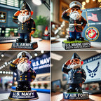 250th Anniversary U.S. Military Gnome Figurine