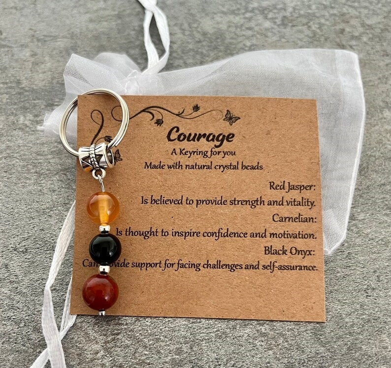 Crystal Gemstone Keyring