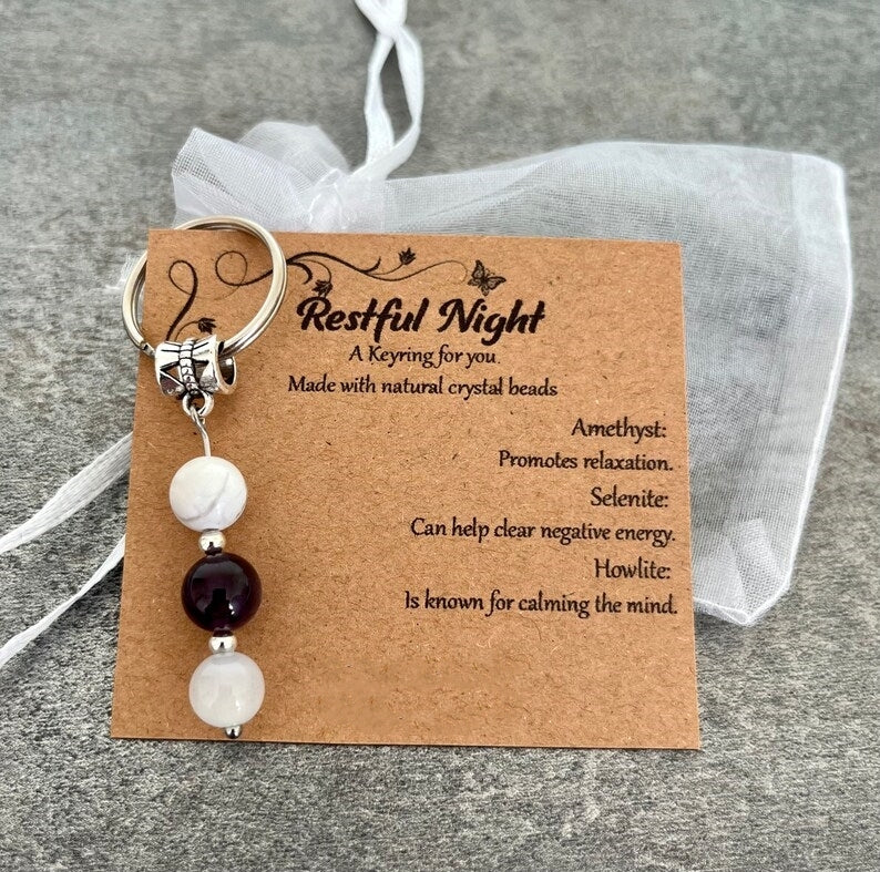 Crystal Gemstone Keyring