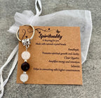 Crystal Gemstone Keyring