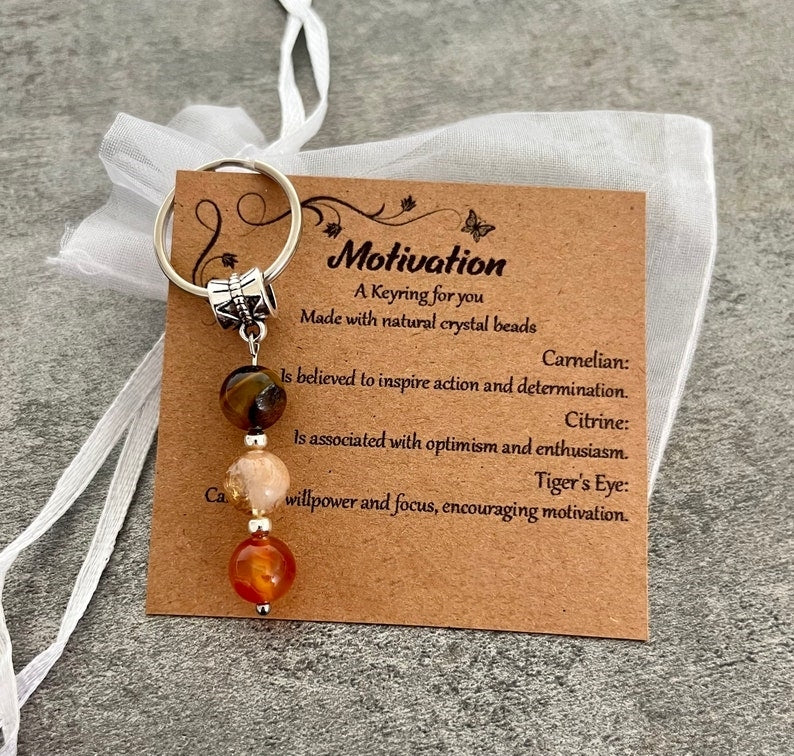 Crystal Gemstone Keyring