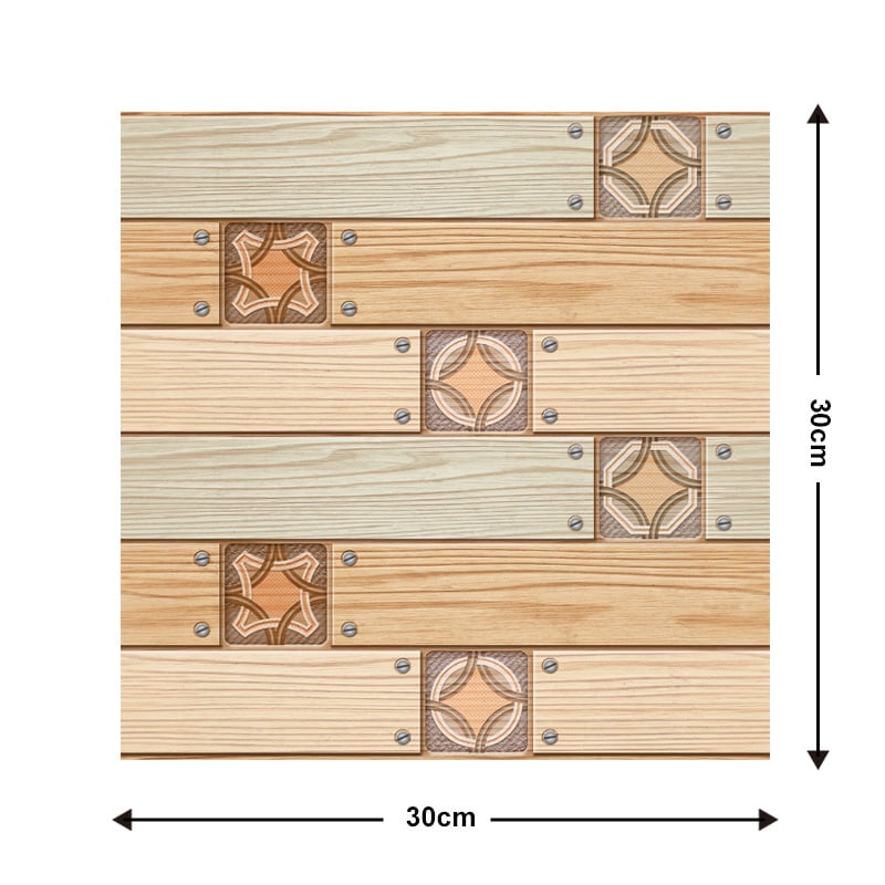 10Pcs 3D Peel and Stick Wall Tiles(12x12 inches)