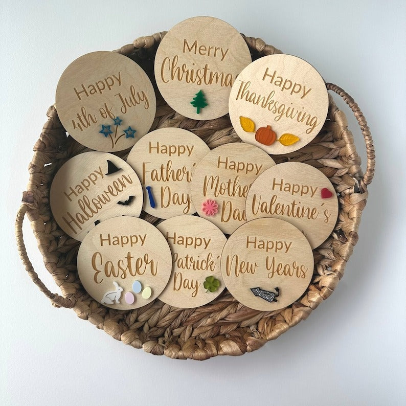 Baby Milestone Sign Set(10PCS)