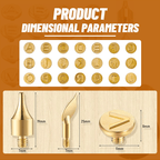 26 Letters Copper Mold —DIY Wood Burning/Carving Set