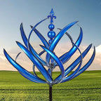 Beautiful Summer Multi Colored Flowers Wind Spinner
