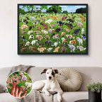 1000 Pieces Puzzle, 101 Dogs Pooping Puzzle