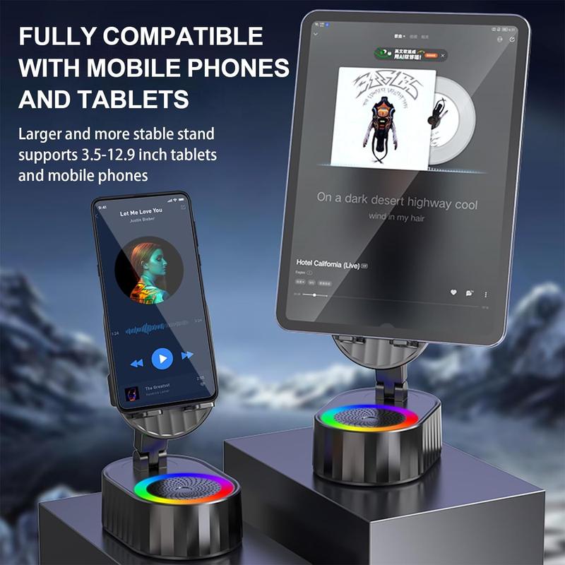 5-in-1 Bluetooth Audio Power Bank Ambient Lighting Bracket