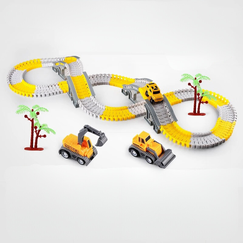 BuildRacer Expandable Raceway Playset for Creative KIids