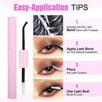 30D/40D Reusable Self Adhesive Eyelashes