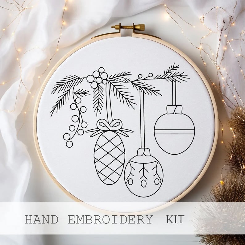 Christmas Embroidery KIT(DIY)